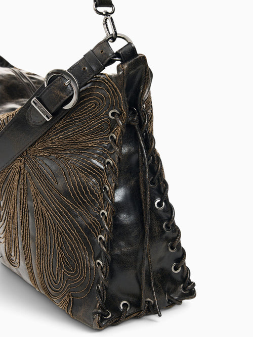 Leira Med Shoulder Bag Brown Brown