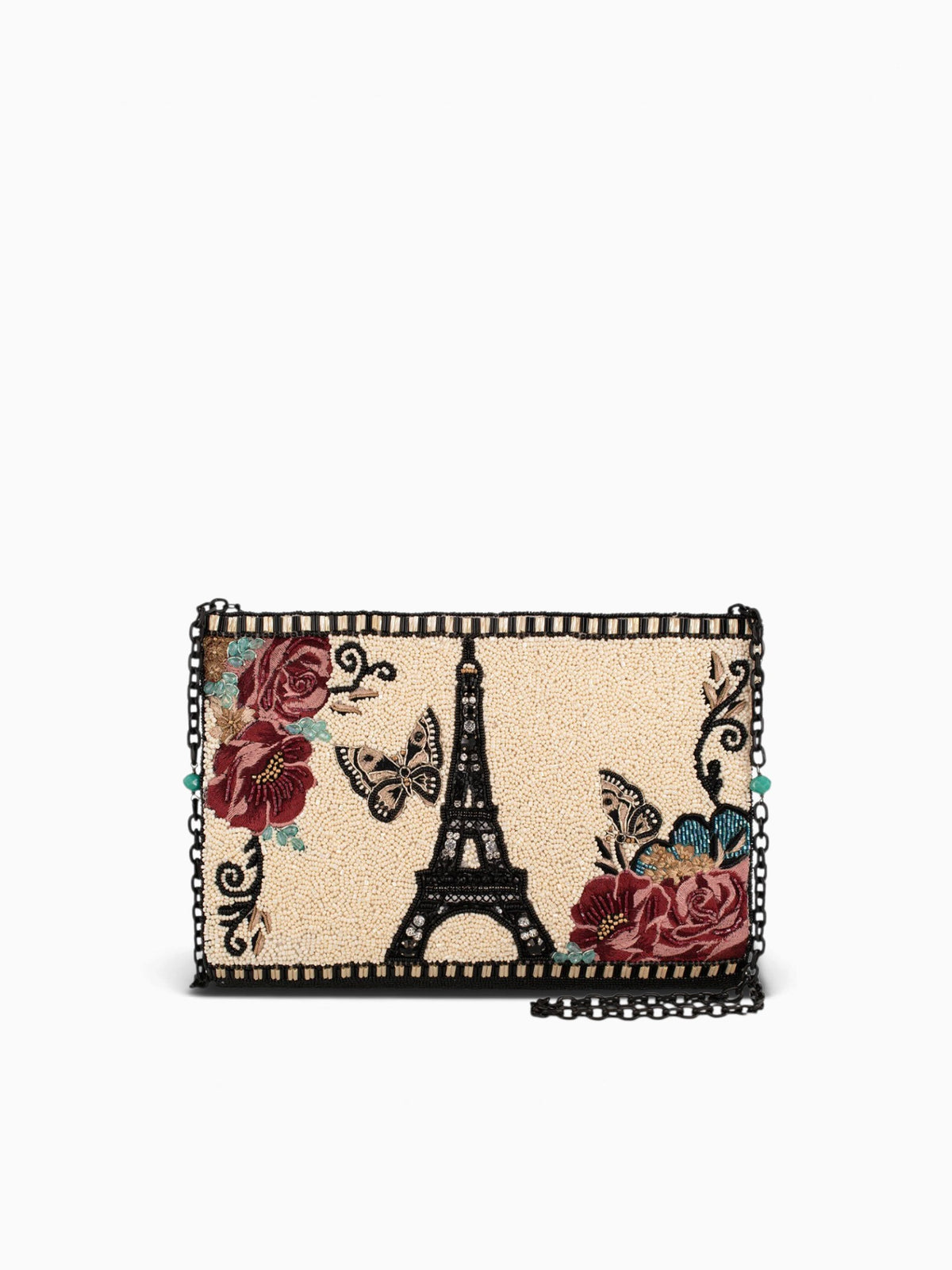 Parisian Clutch White Multi White Multi
