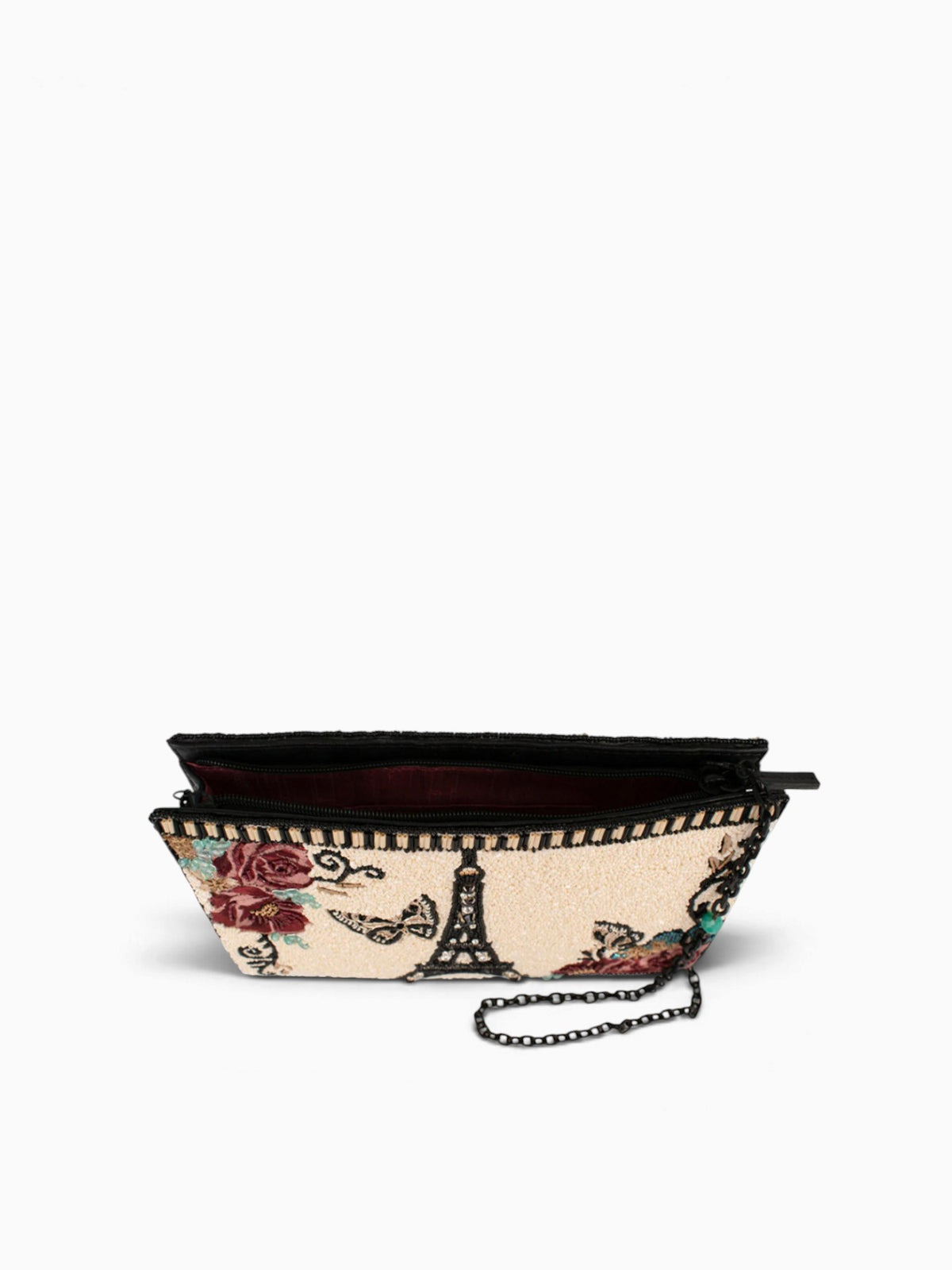 Parisian Clutch White Multi White Multi