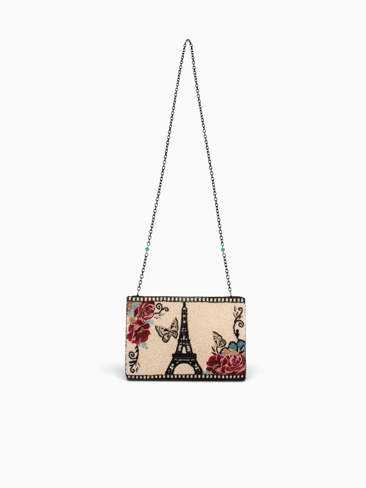 Parisian Clutch White Multi White Multi