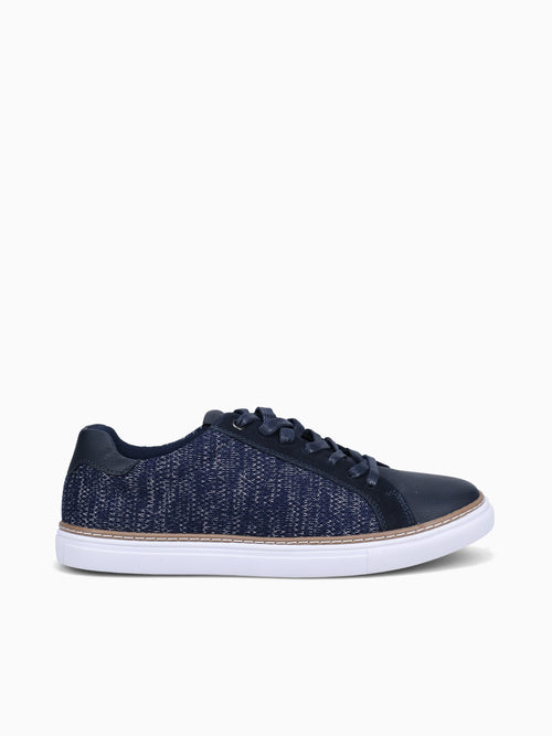 Tarso Al25764028 Navy Knit Suede Navy / 7 / M