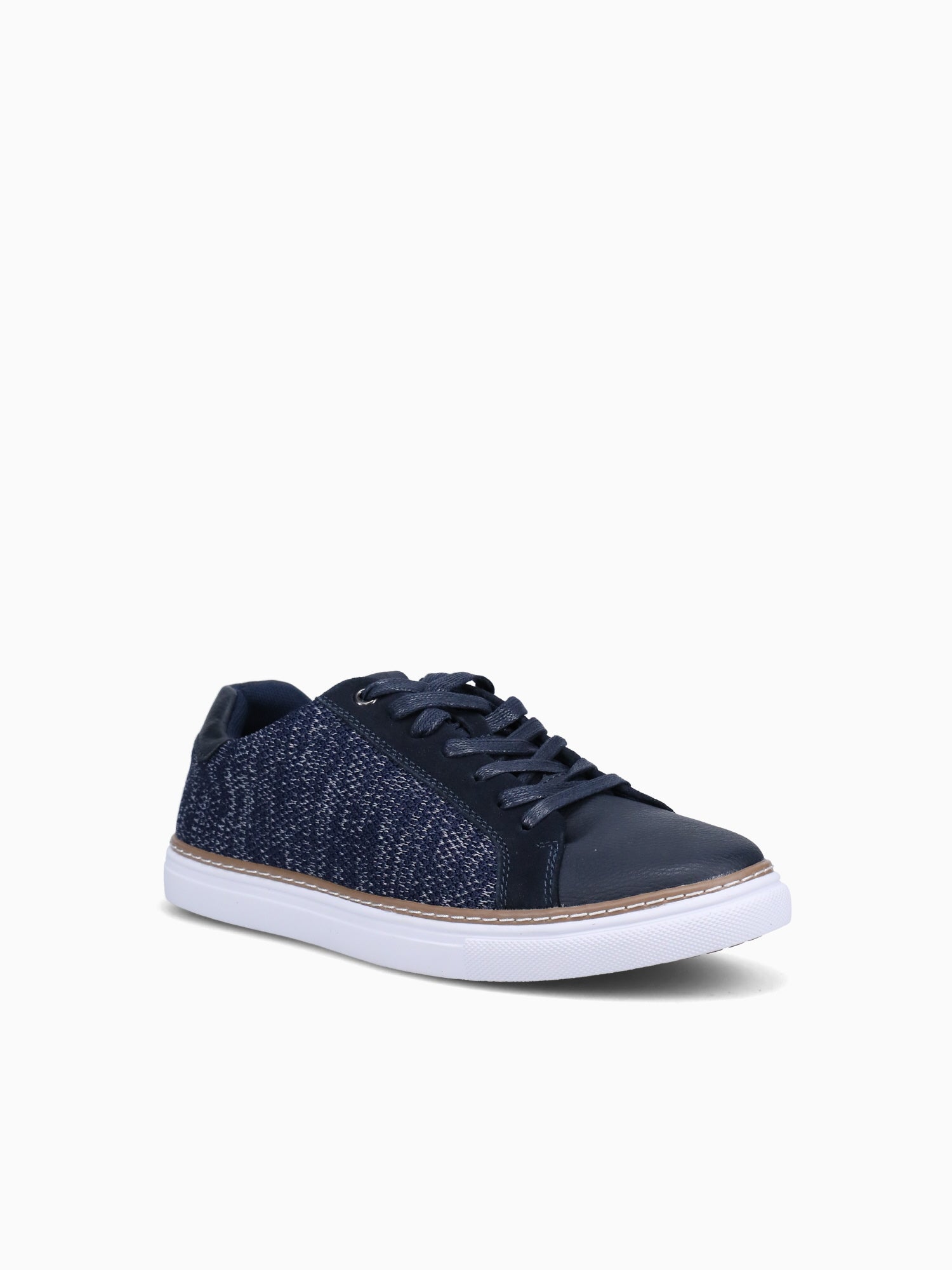 Tarso Al25764028 Navy Knit Suede Navy / 7 / M