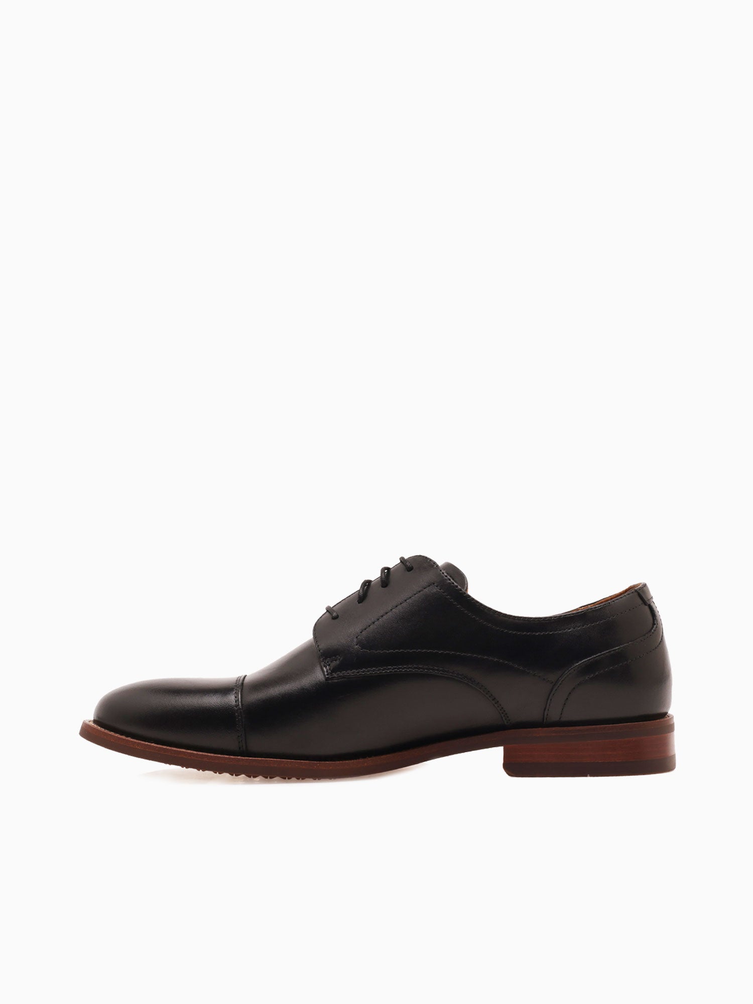 Rucci Cap Toe 13384001 Black Leather Black / 7 / M