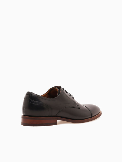 Rucci Cap Toe 13384001 Black Leather Black / 7 / M
