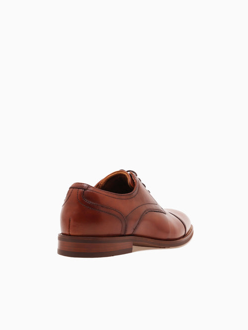 Rucci Cap Toe 13384221 Cognac Leather Cognac / 7 / M