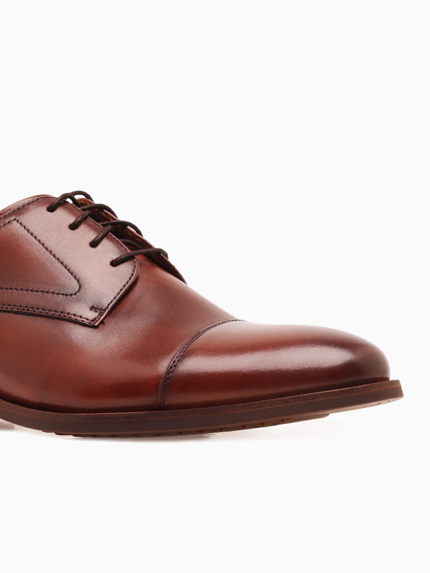 Rucci Cap Toe 13384221 Cognac Leather Cognac / 7 / M