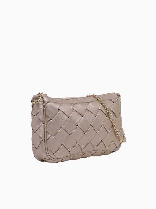 JK110 Lilian Baguette Latte Vegan Leathe Beige