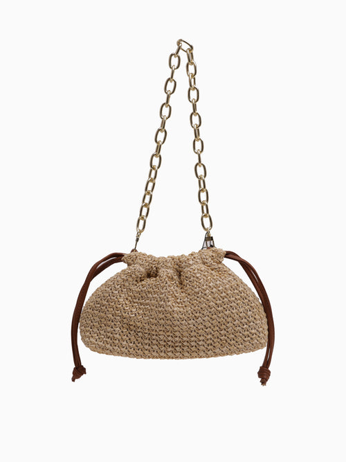 JK108ST Bea Dumpling Bag Cognac Vegan Cognac