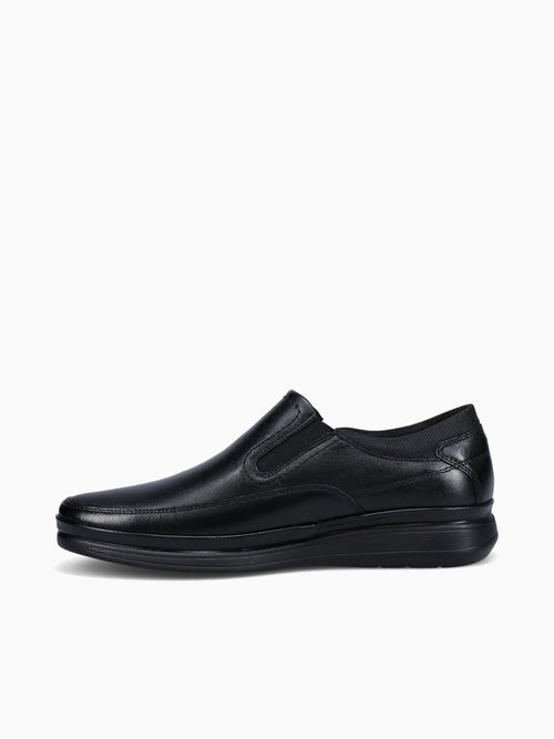 Motion Moc Toe 13390001 Black Leather Black / 7 / M