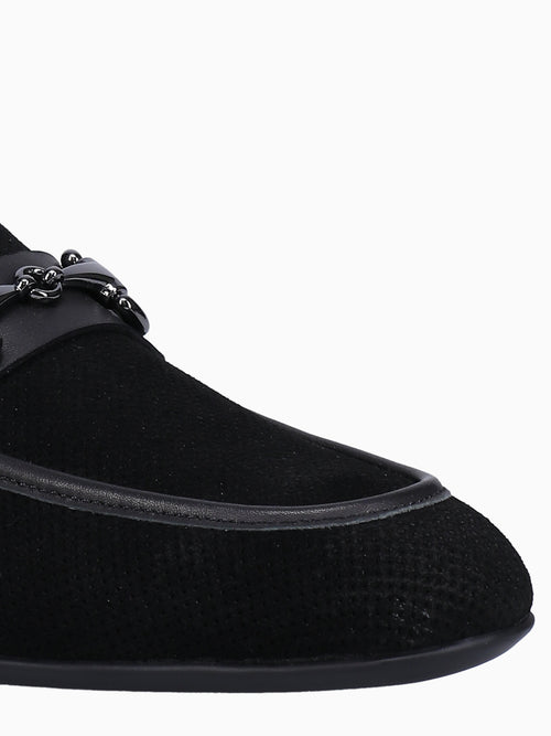 Tawin JP13848 BlackBlack SuedeLea Black / 7 / M