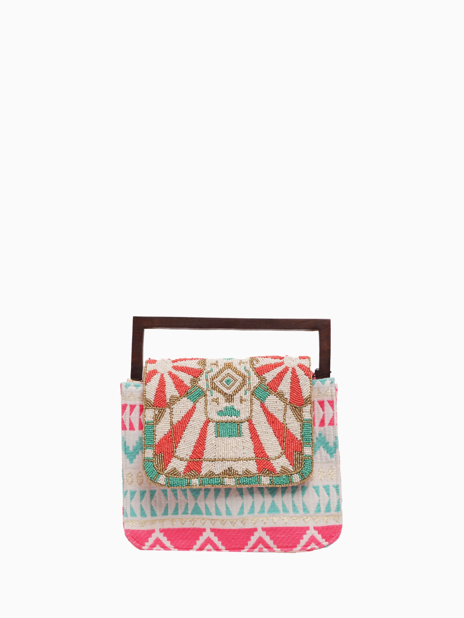 AB21192 Rising Sun Handbag Org Multi Orange Multi