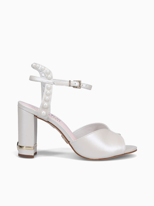 Sadie Perla Acetinado White Pearl / 5 / M