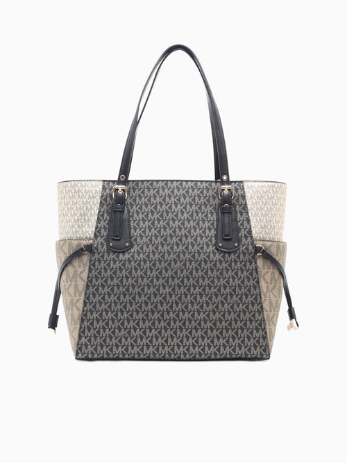 Voyager Ew Tote 039 Gold Leather Gold