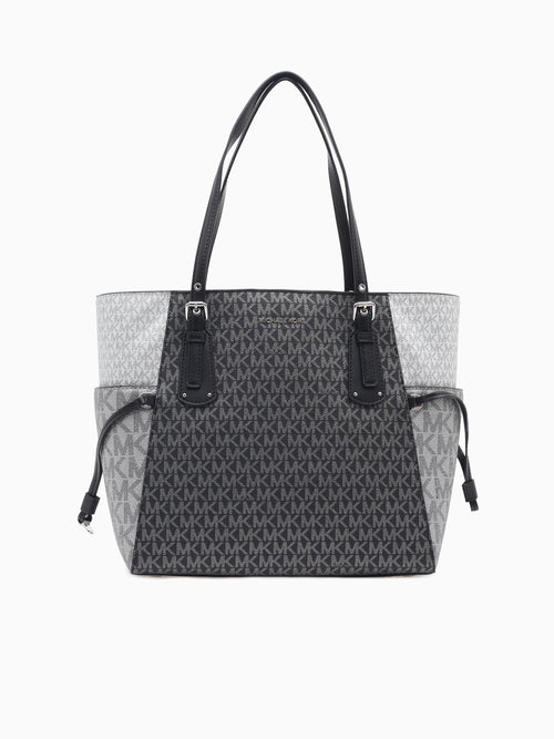 Voyager Ew Tote 987 Black Leather Black
