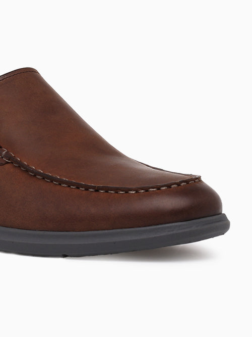 Hamptons Moc Toe Brown Crazy Horse Brown / 7 / M