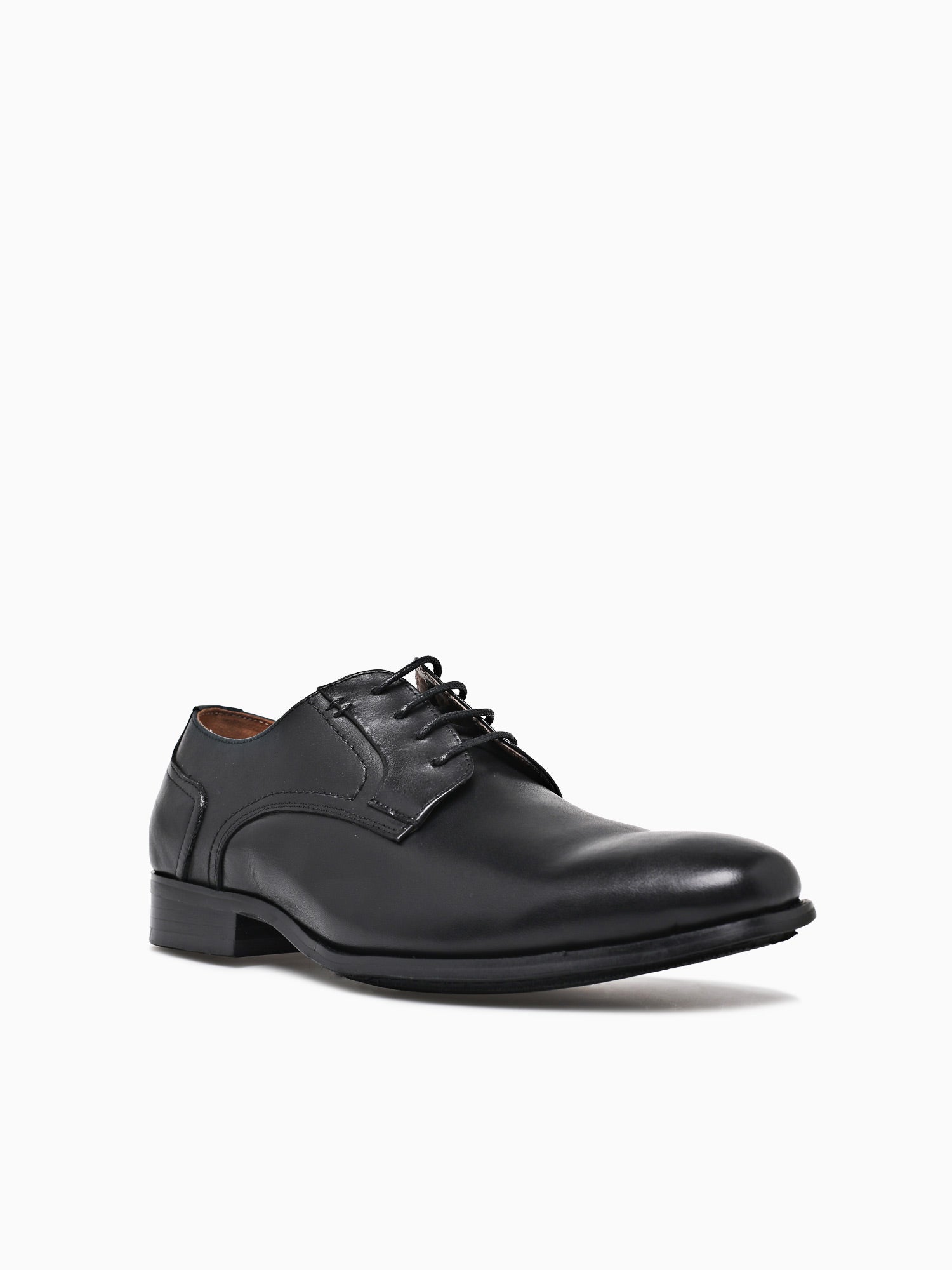 Jasper Black Brushed Calf Black / 7 / M