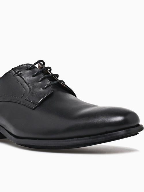 Jasper Black Brushed Calf Black / 7 / M