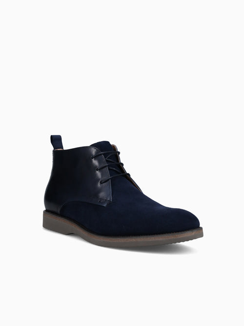 Javan Navy Navy suede Calf Navy / 7 / M