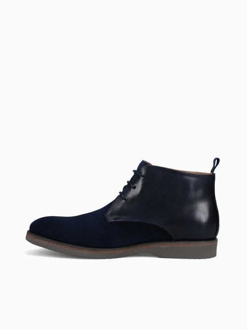 Javan Navy Navy suede Calf Navy / 7 / M
