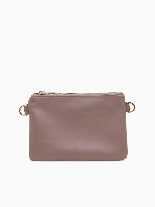 Chelsea Crossbag Taupe Taupe
