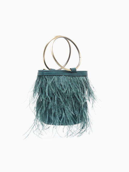 Feather Top Handle Green Dark Green