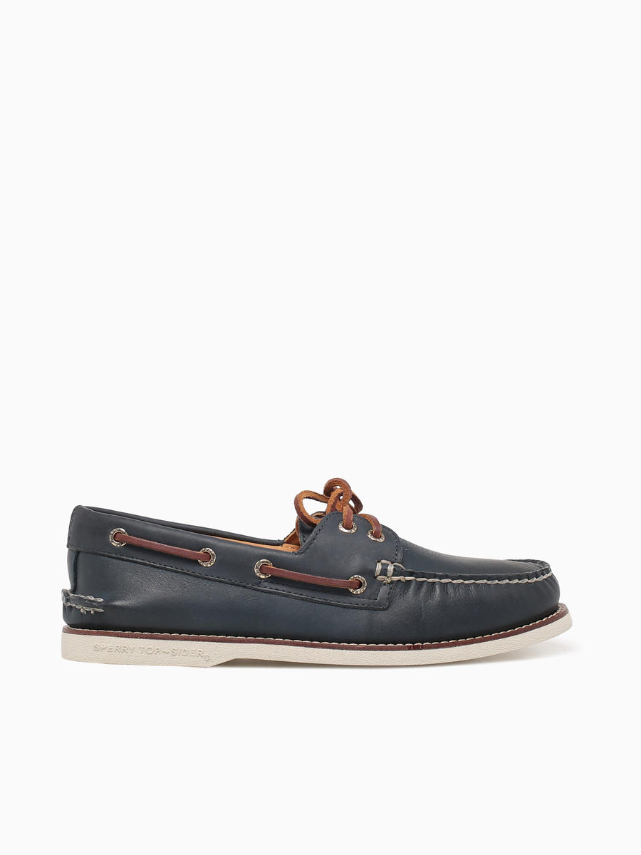 Gold A O 2eye sts15803 navy leather Navy / 7 / M