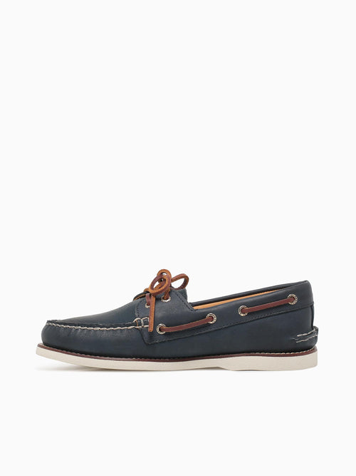 Gold A O 2eye sts15803 navy leather Navy / 7 / M