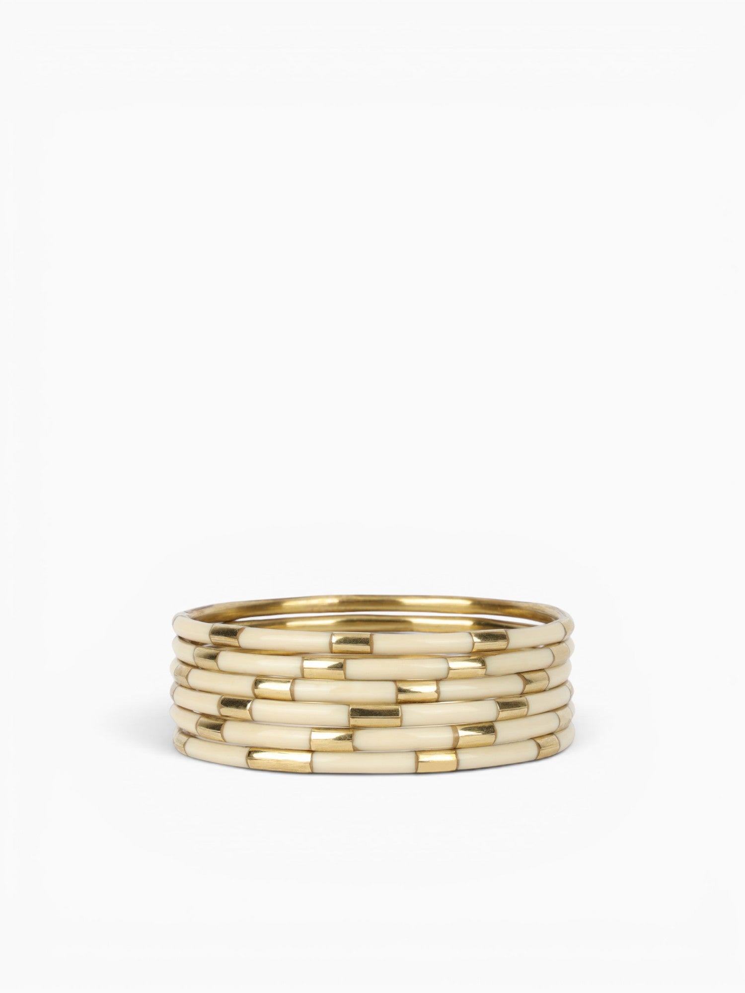 Veda Bangles Set Of 6  Ivory
