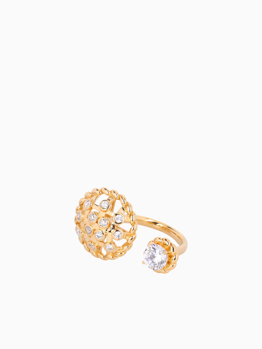 Canasta Ring Gold Gold / ONE