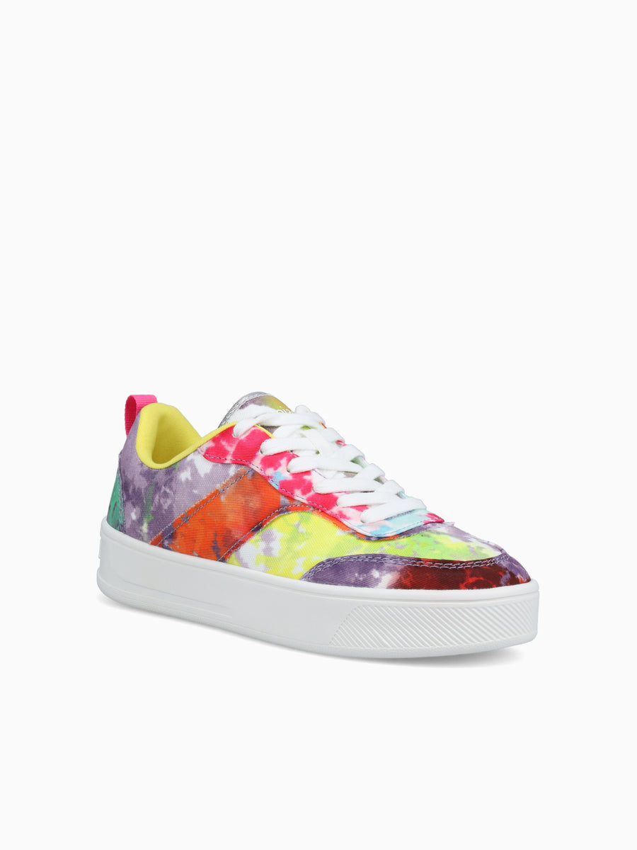Fancy Tie Dye Multicolor Twill Canvas Multi / 5 / M