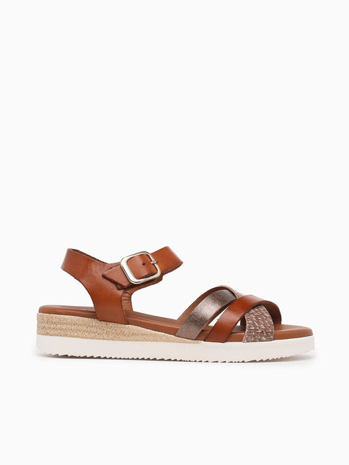 Lareina Avellana Multi Vaque Cancun Cognac / 5 / M