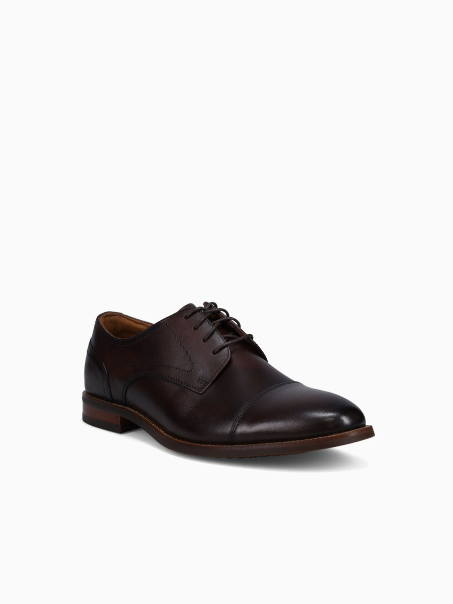 Rucci Cap Toe Brown Leather Brown / 7 / M