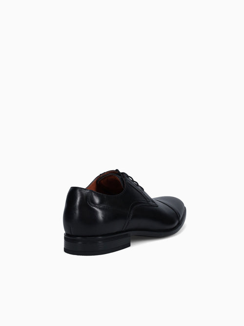 Zaffiro Cap Toe Oxford Black Leather Black / 7 / M