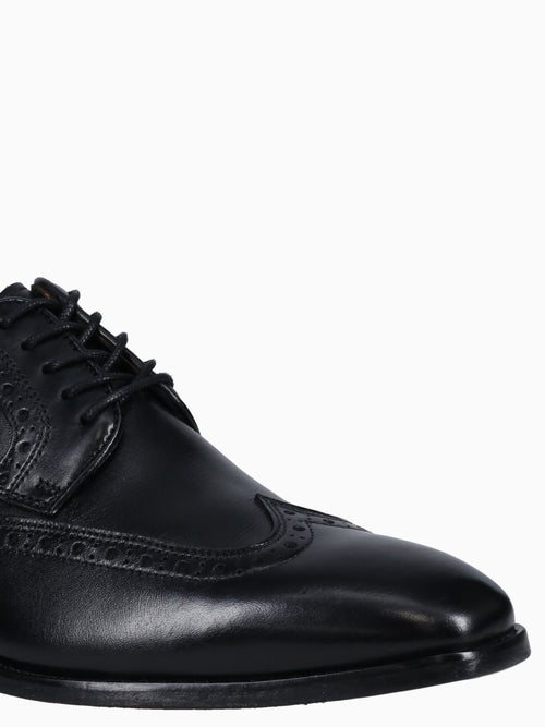 Conetta Wingtip Oxford Black Leather Black / 7 / M
