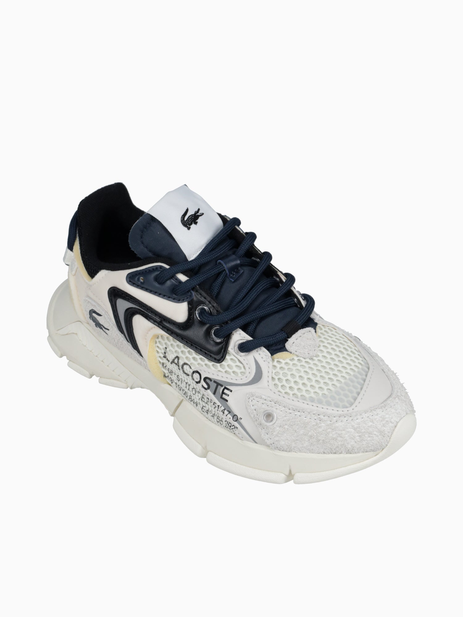 L003 Neo 123 Sma Off White Blk mesh– La Favorita