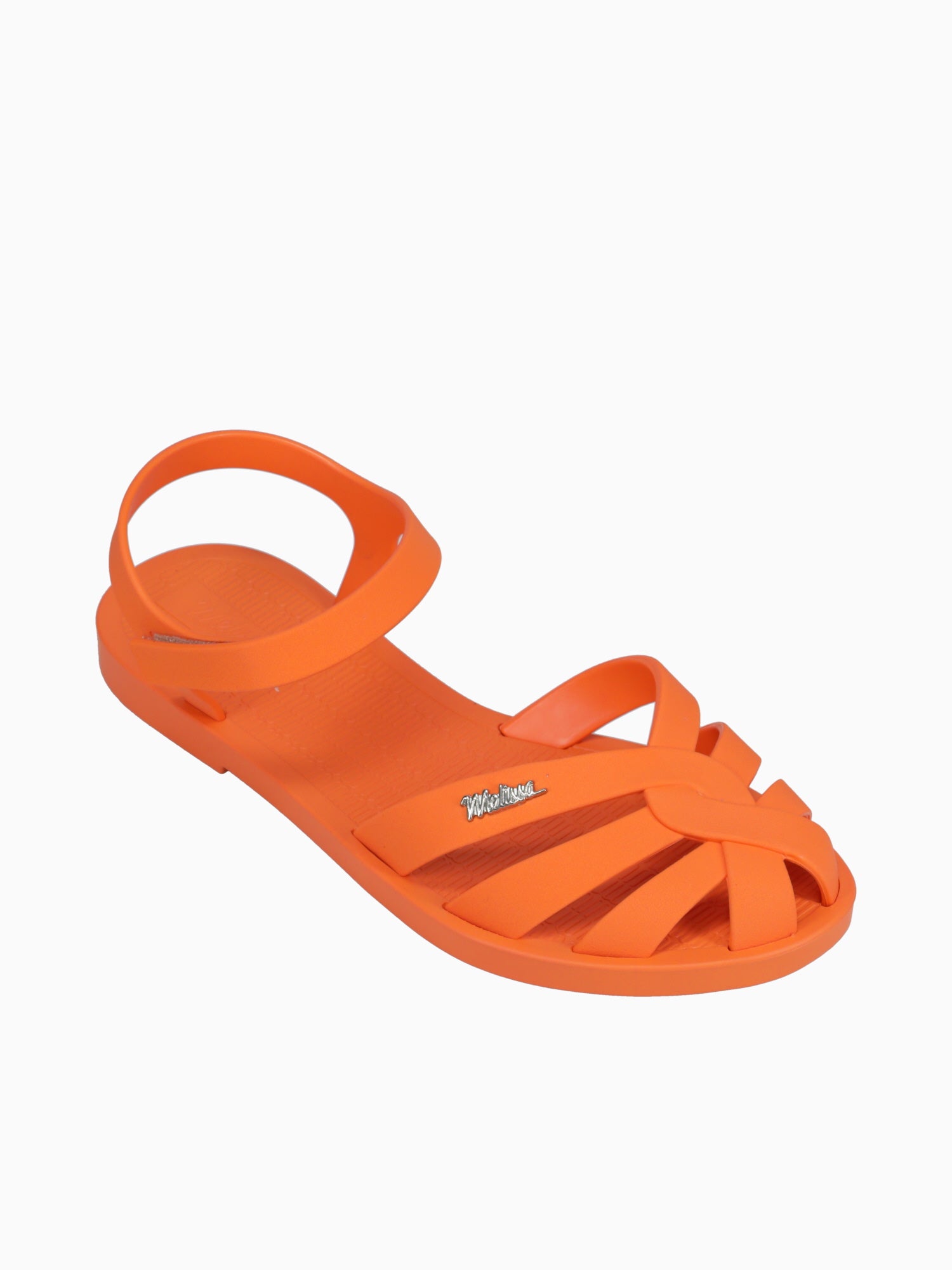 Orange best sale jelly sandals