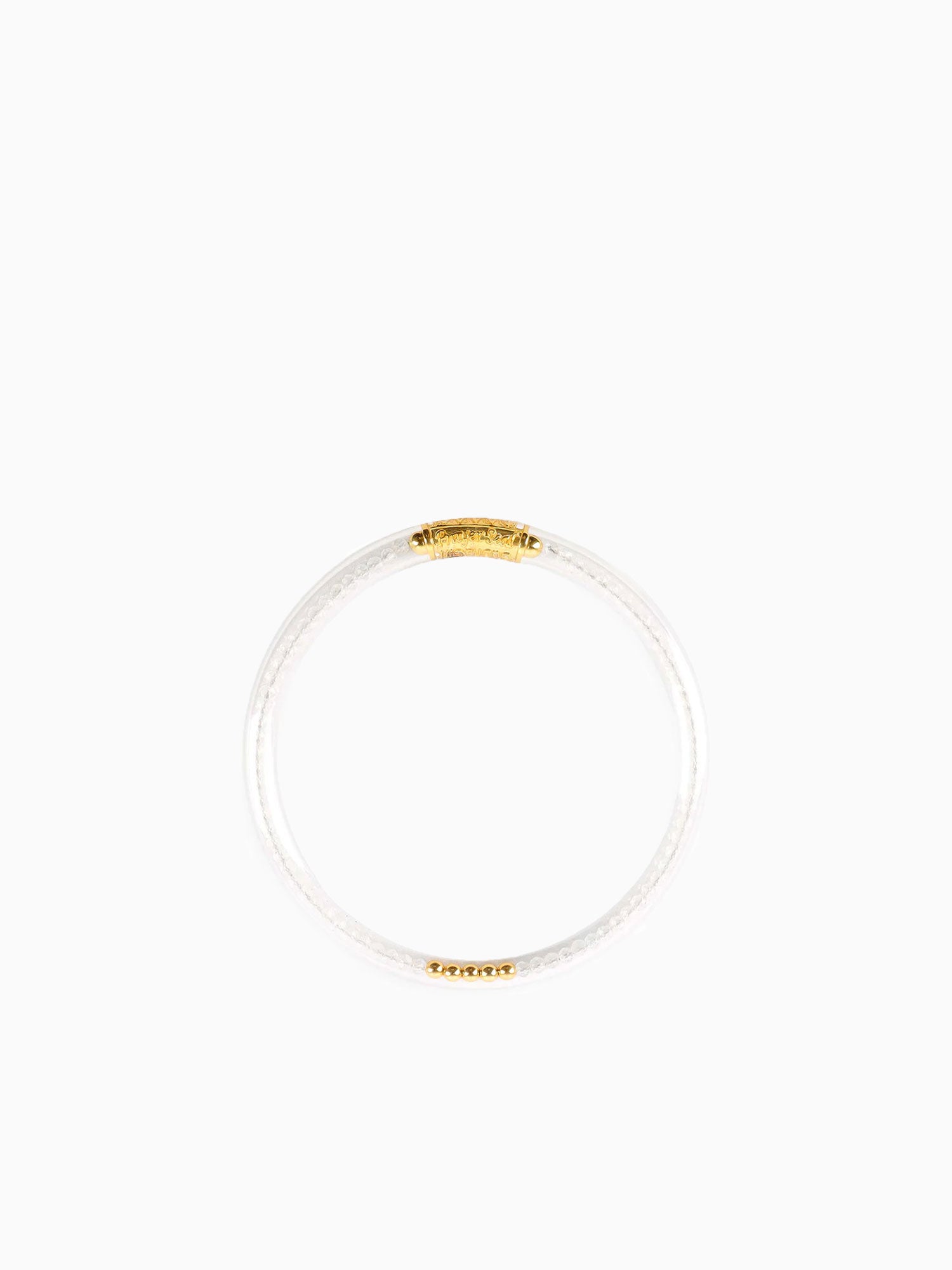 Clear Quartz Luxe All Weather Bangle Awb Clear / S