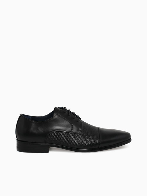 Jelco Black Brushed Calf Black / 7 / M