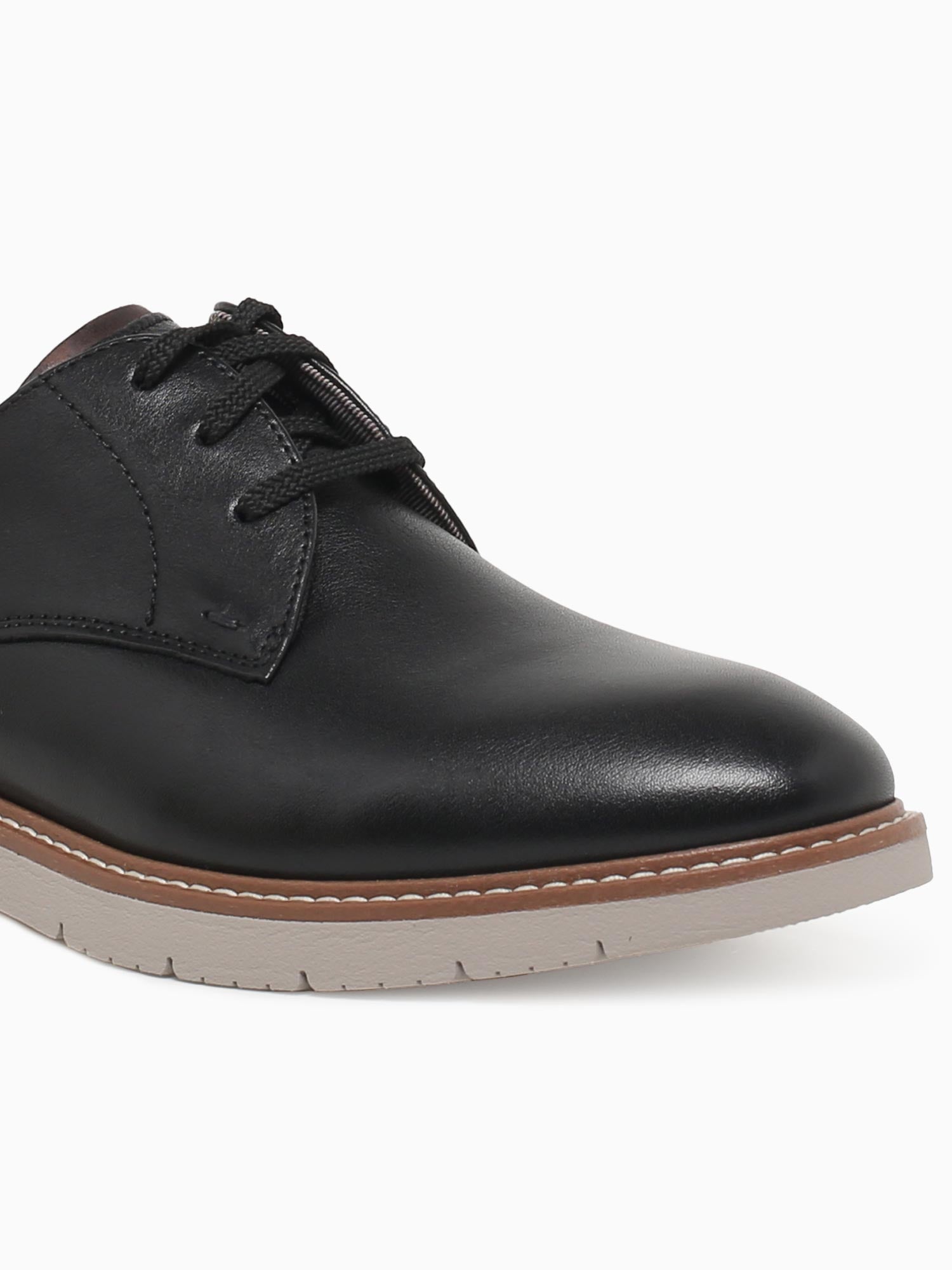 Vibe Plain Toe Black Brown leather Crazy Black / 7 / M