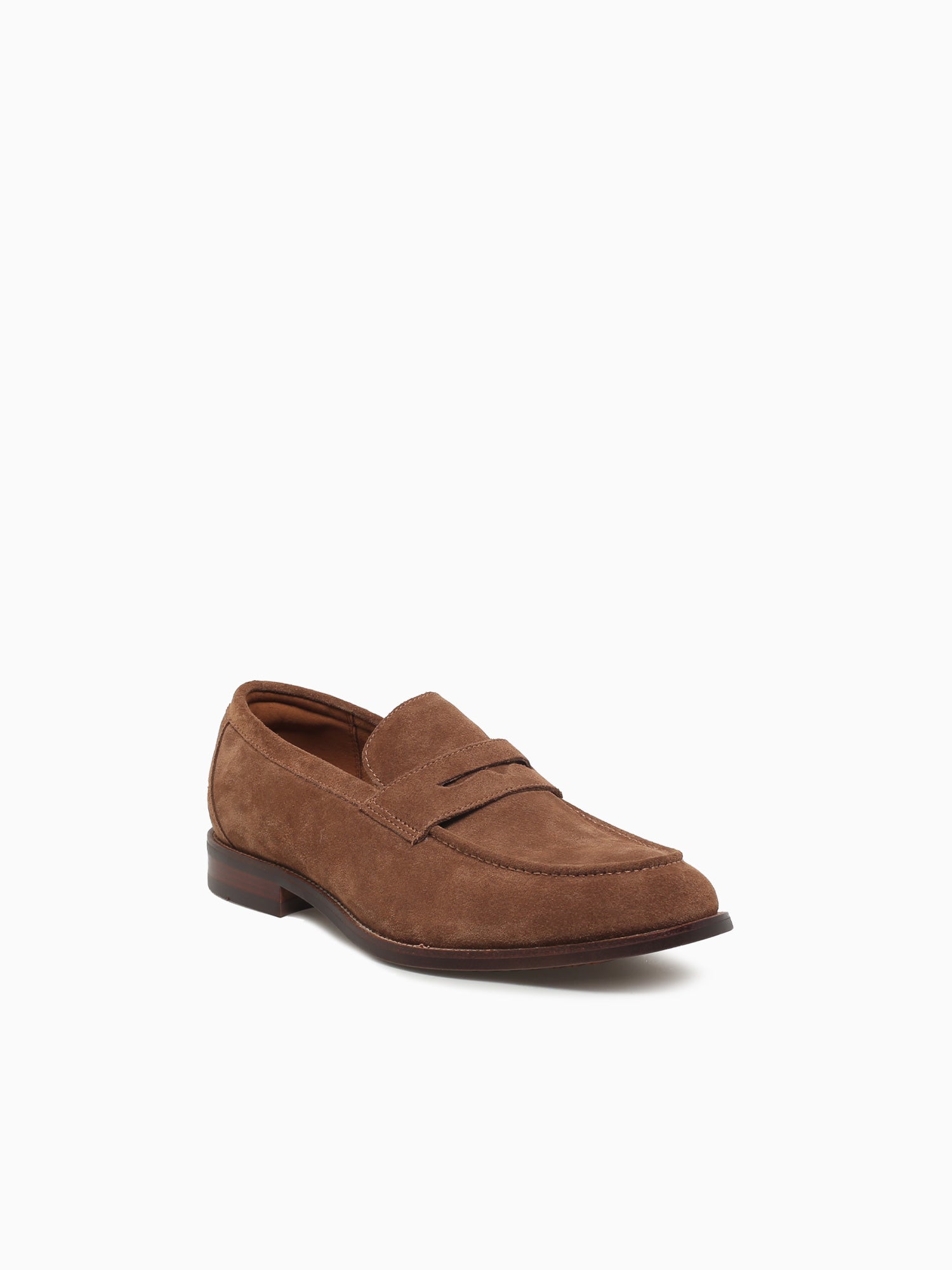 Rucci Moc Toe Penny Mocha Suede Brown / 7 / M