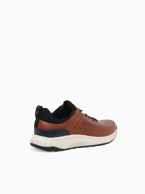 Satellite Perf Elastic Cognac Navy lea Tan / 7 / M