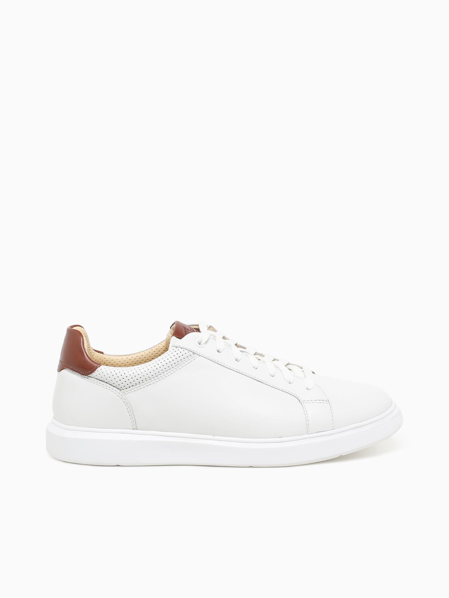 Social Ltt White Cognac leather White / 7 / M