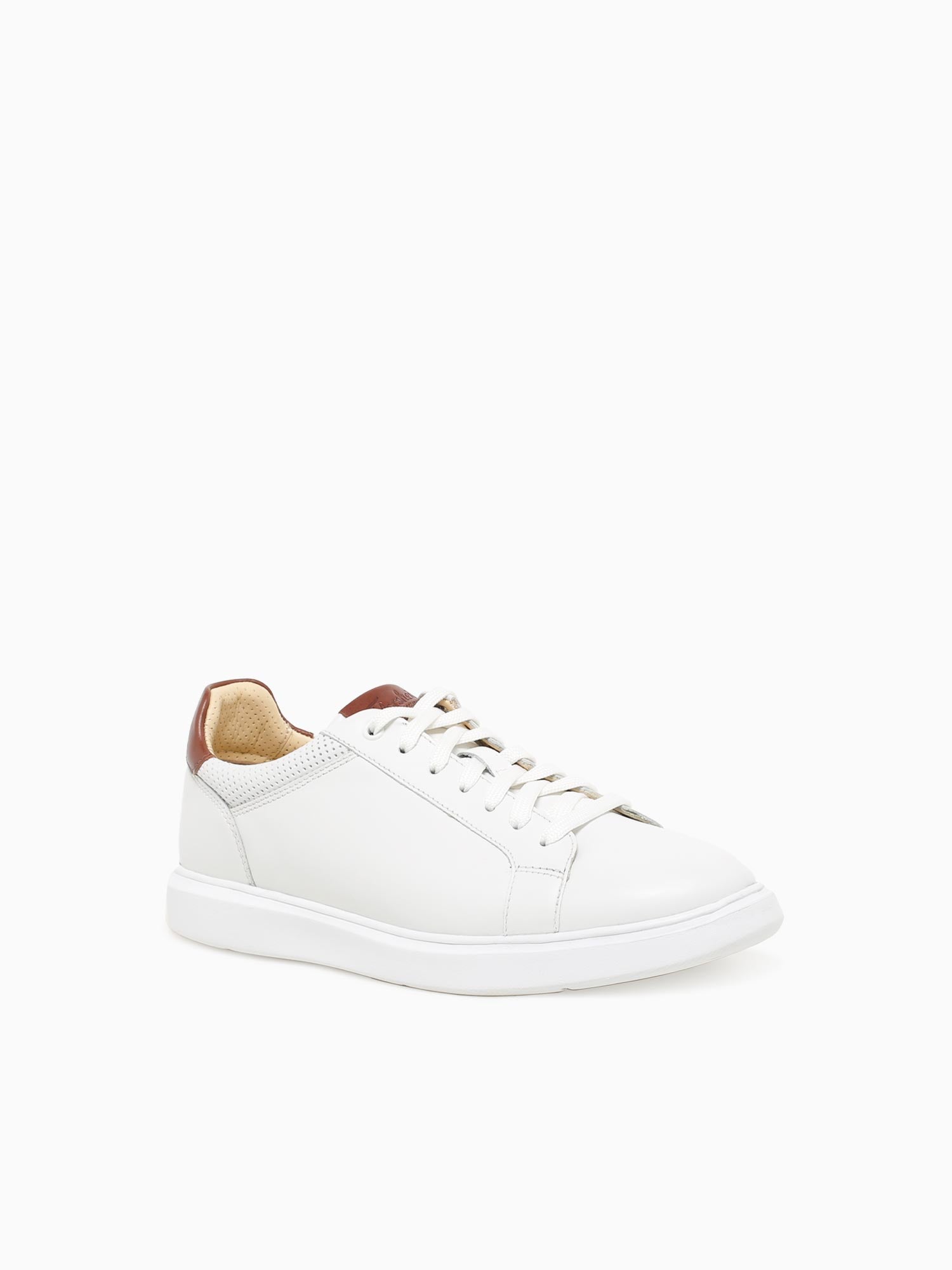 Social Ltt White Cognac leather White / 7 / M