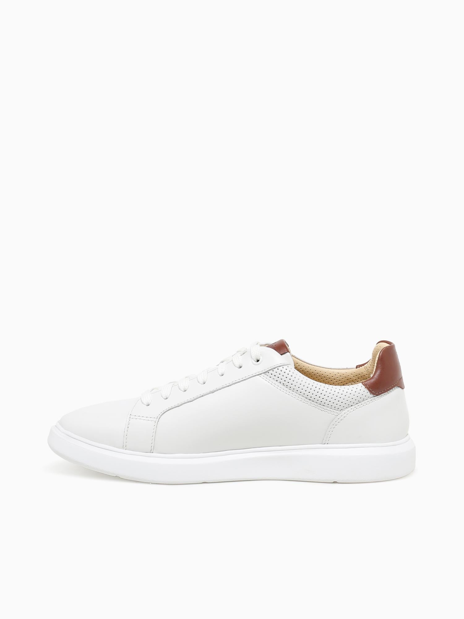 Social Ltt White Cognac leather White / 7 / M