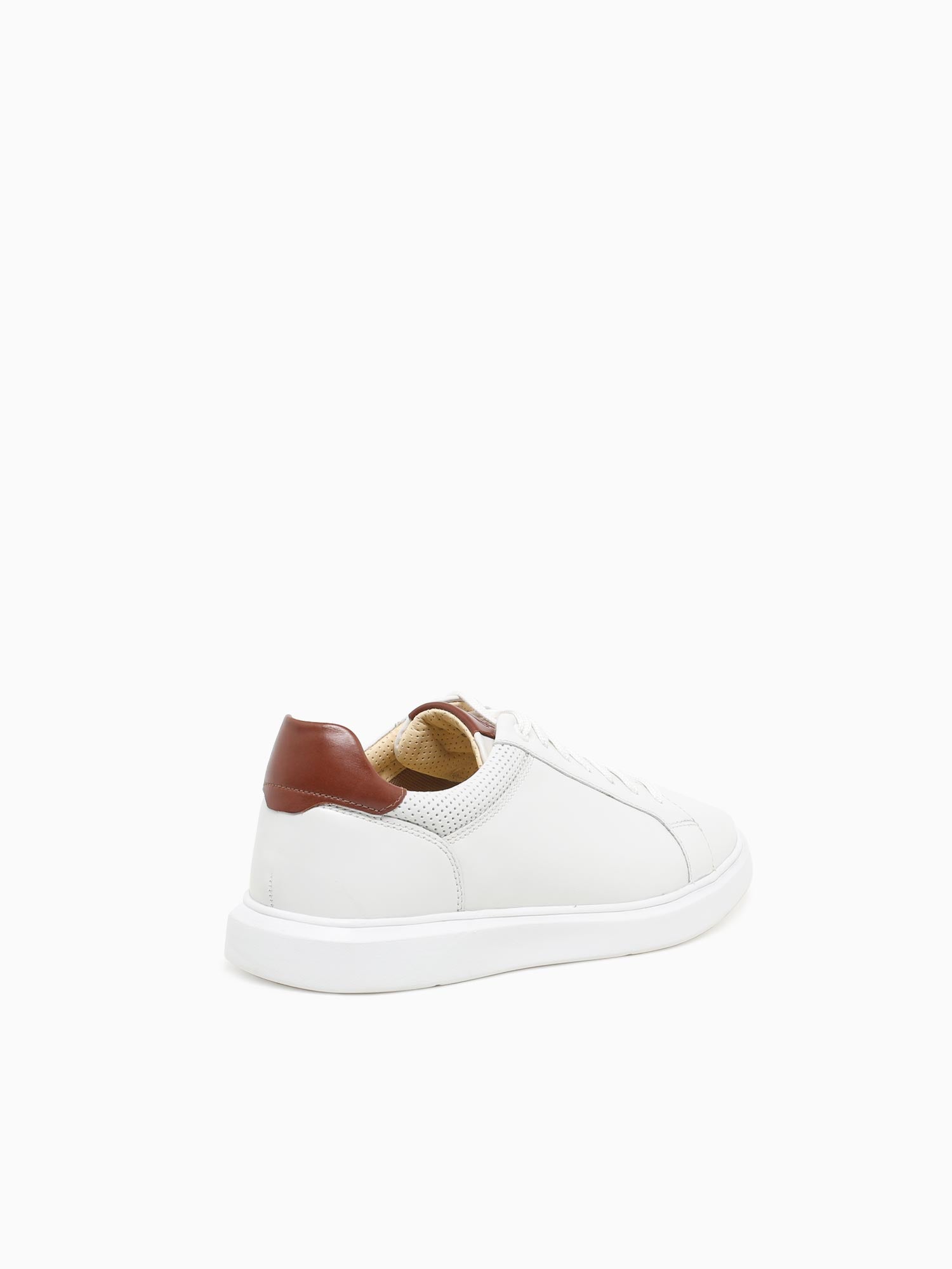 Social Ltt White Cognac leather White / 7 / M