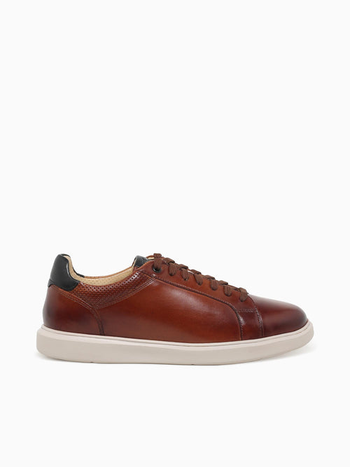 Social Ltt Cognac Black leather Tan / 7 / M