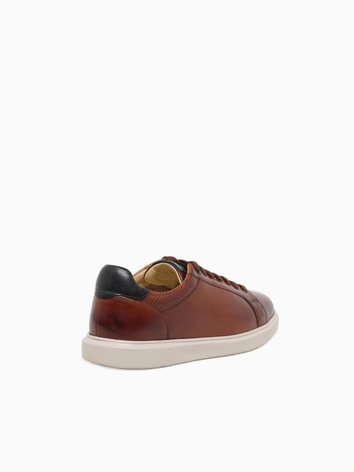 Social Ltt Cognac Black leather Tan / 7 / M