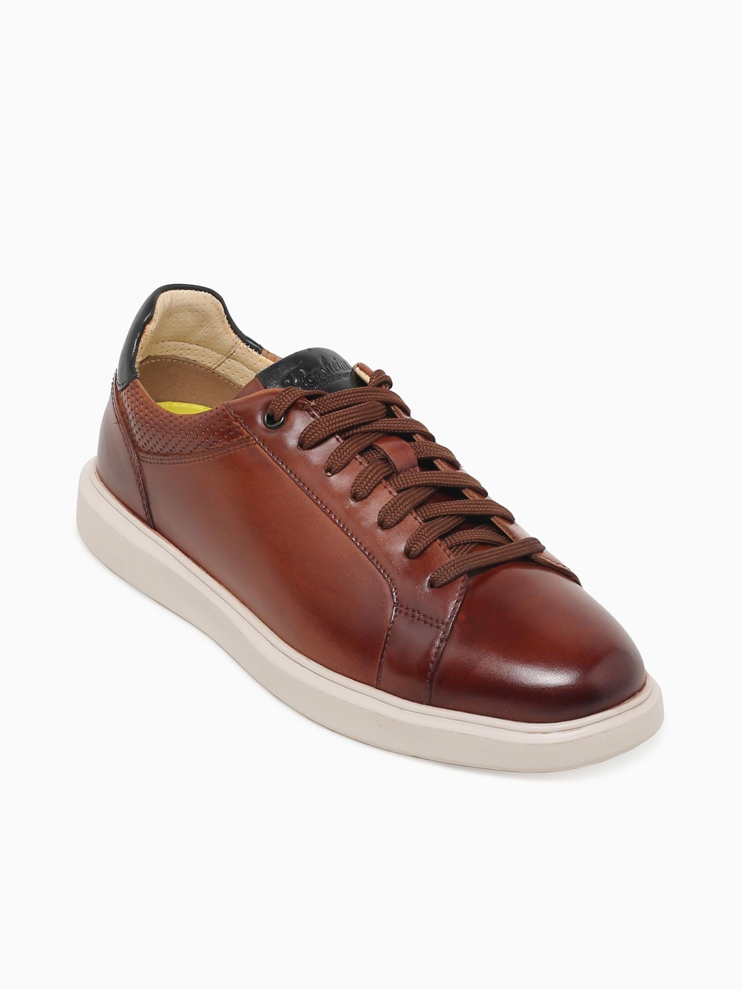 Social Ltt Cognac Black leather Tan / 7 / M