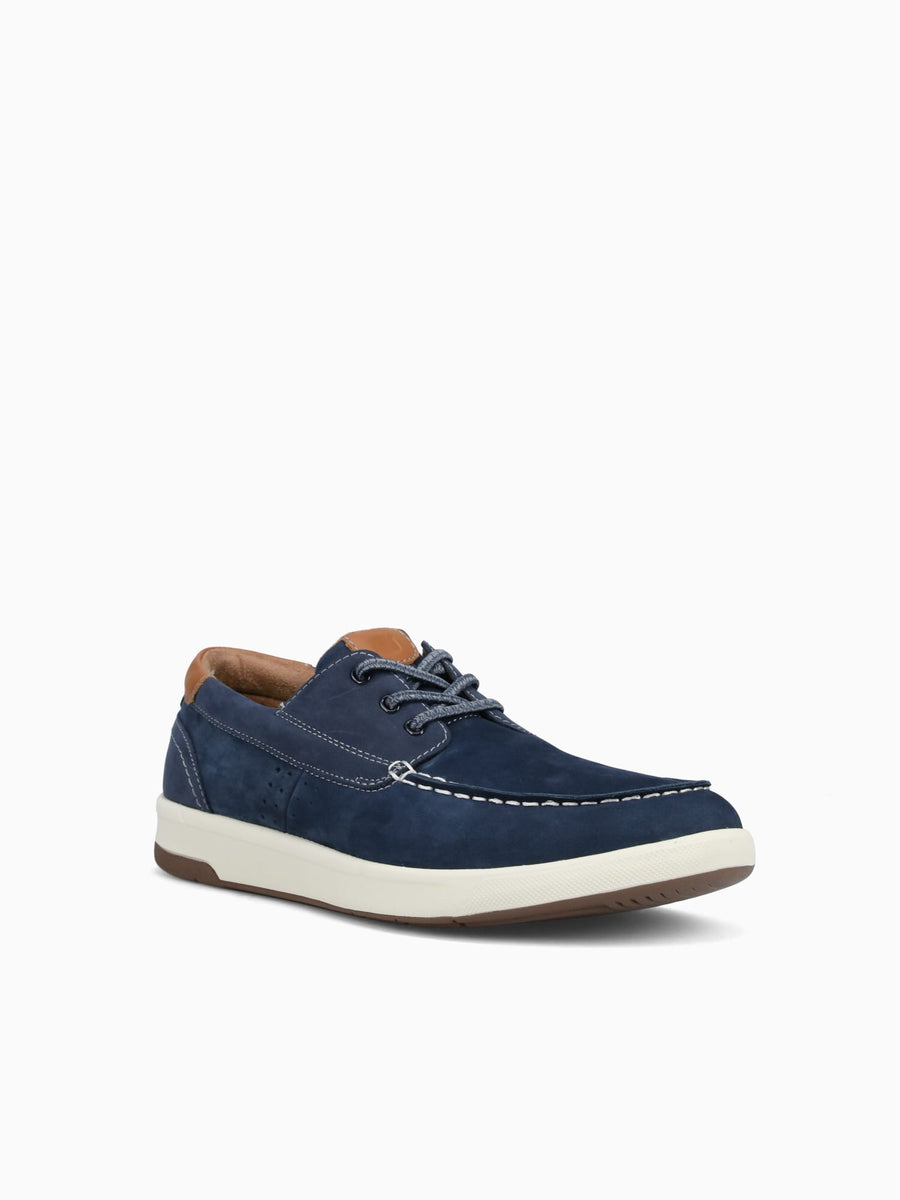 Crossover Moc Toe Boat Navy Cognac Navy / 7 / M