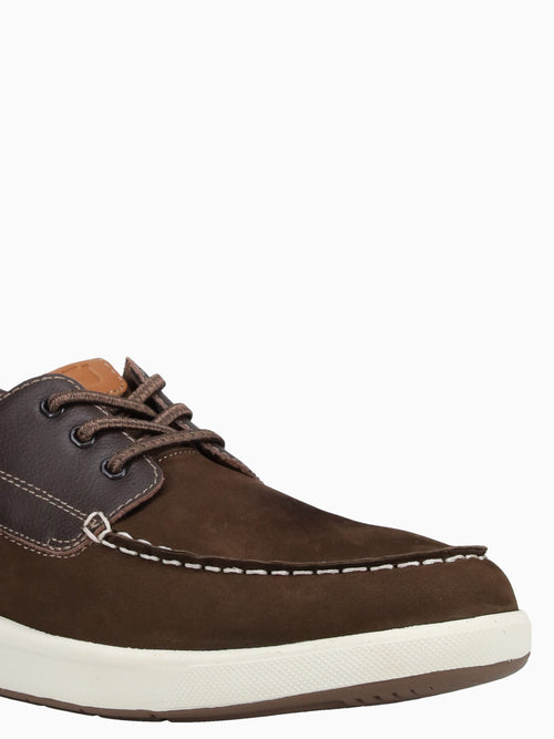 Crossover Moc Toe Boat Brown Nubuck Brown / 7 / M